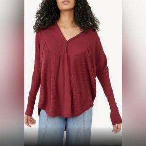 Free People Leo Henley Tee